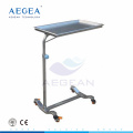 AG-SS008A Tray stand stainless steel surgical room used height adjust medical mayo trolley